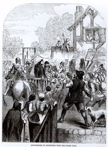 Disturbances in Connection with the Popish Plot by English School